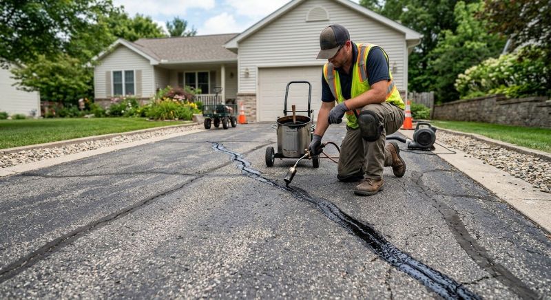 Road Crack Repair in Los Angeles, CA